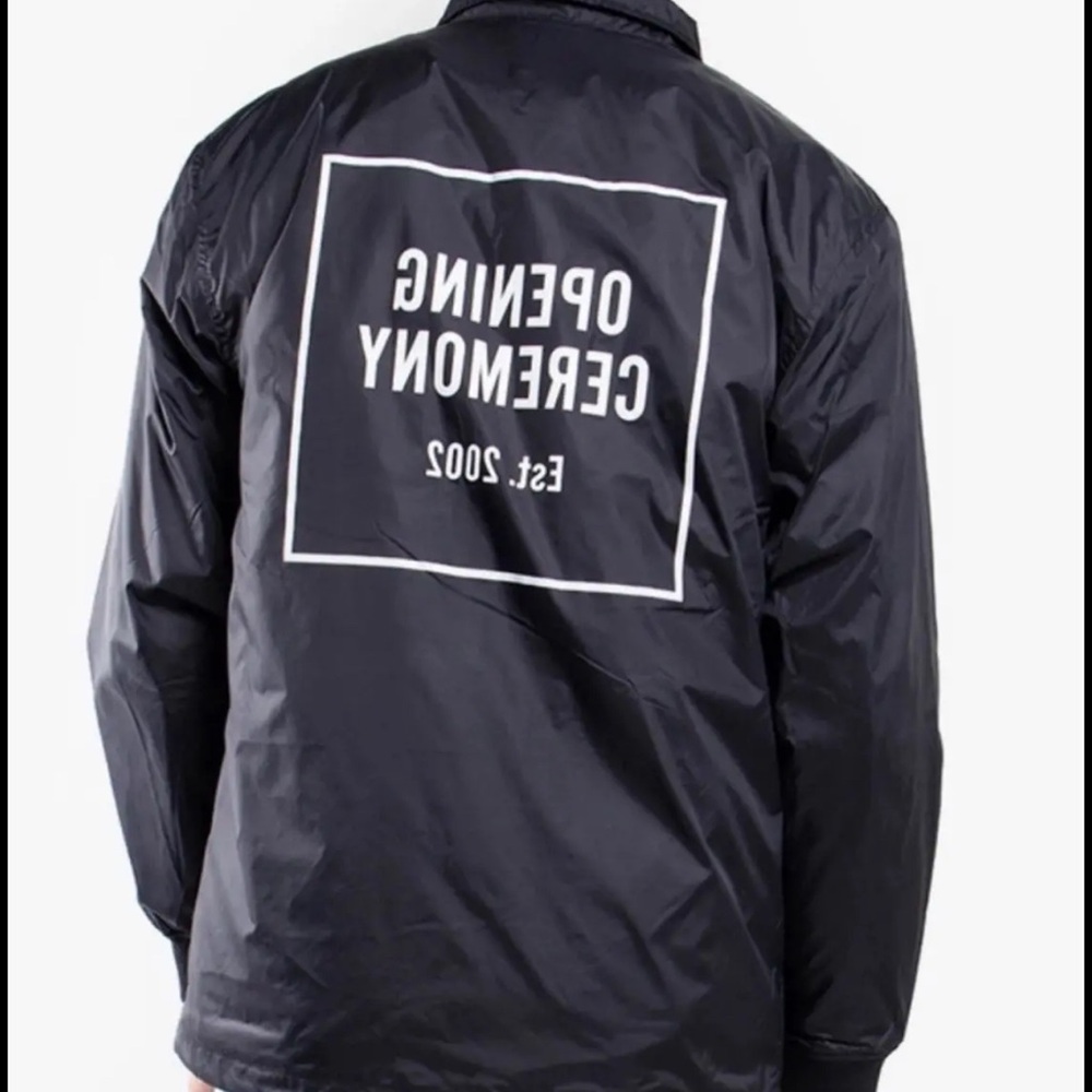 Opening Ceremony Black Windbreaker size Medium